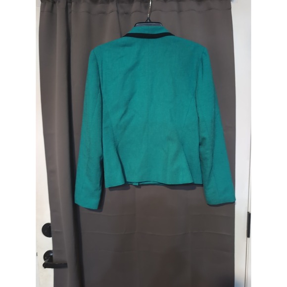 Kasper for A.S.L Women's Teal Blazer, Vintage‎ Size 6 Jacket, Classic Outerwear - Picture 2 of 8
